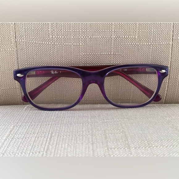 Ray-Ban Youth Girl Glasses Frame Purple Tone RB1555 Glasses 4816 130 - Picture 2 of 6